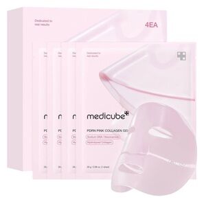 medicube Salmon DNA PDRN pink collagen jelly gel mask Korean skincare glass skin